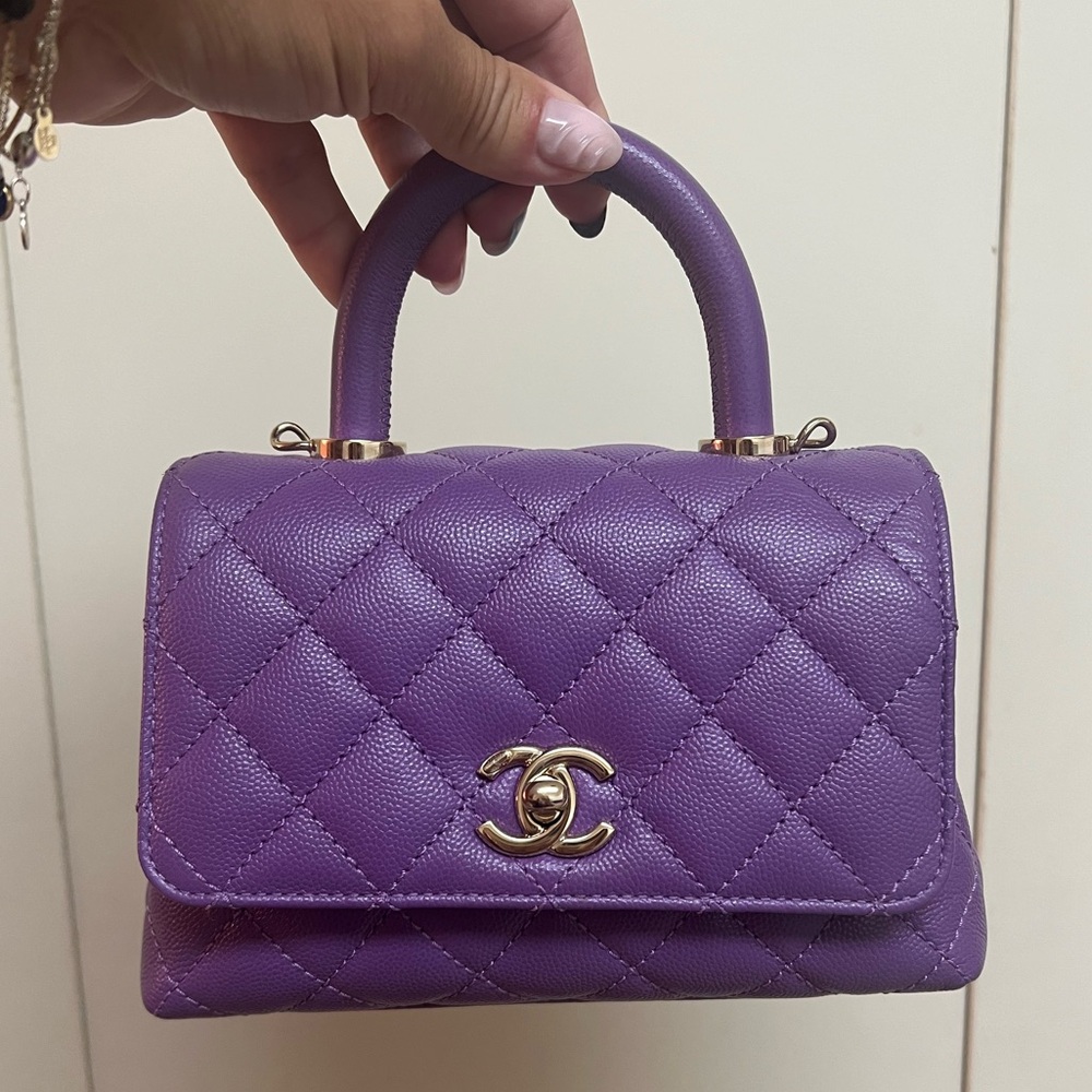 Chanel mini coco handle bag
